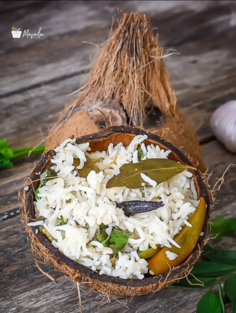 Coconut Milk Rice South Indian Style