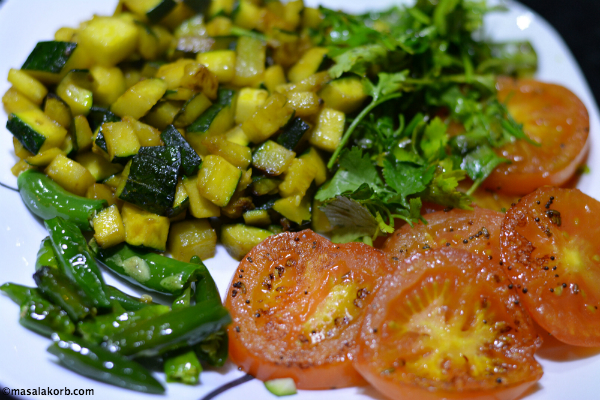 Ingredients Pan fried for chutney