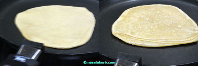 step4 frying paratha