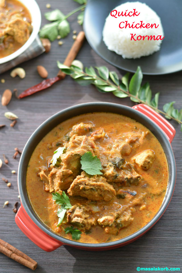 Quick Chicken Korma