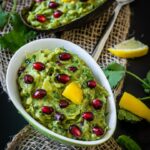 Guacamole in a bowl.