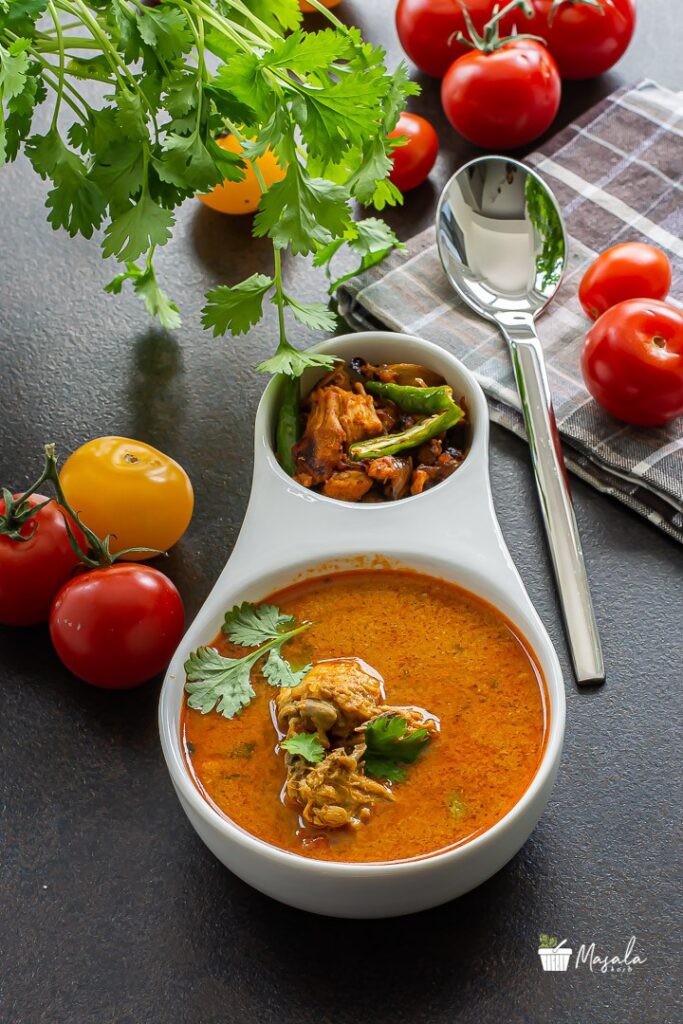 Chicken Rasam or Indian Style Chicken Soup Kozhi Rasam Masalakorb