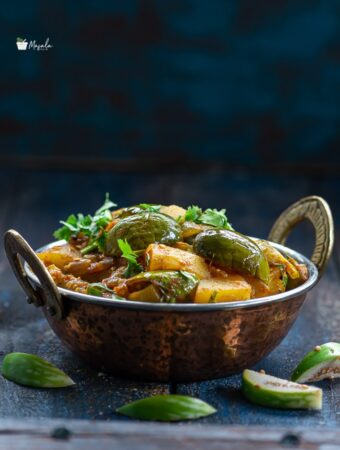 Potato Brinjal Curry Recipe