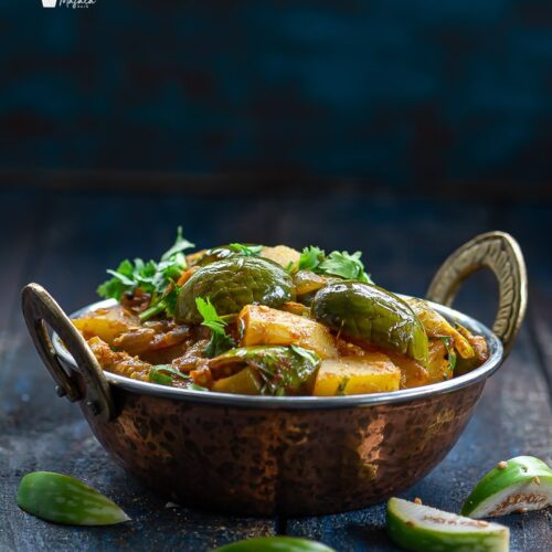 Green Eggplant Potato Curry Instant Pot Eggplant Curry Masalakorb