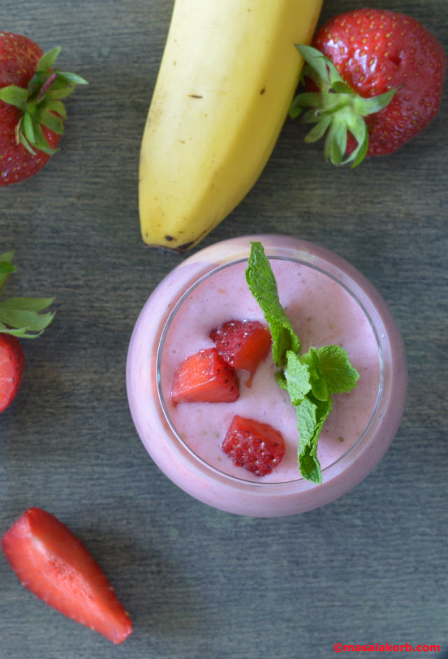 Strawberry Banana Yoghurt SmoothieV2