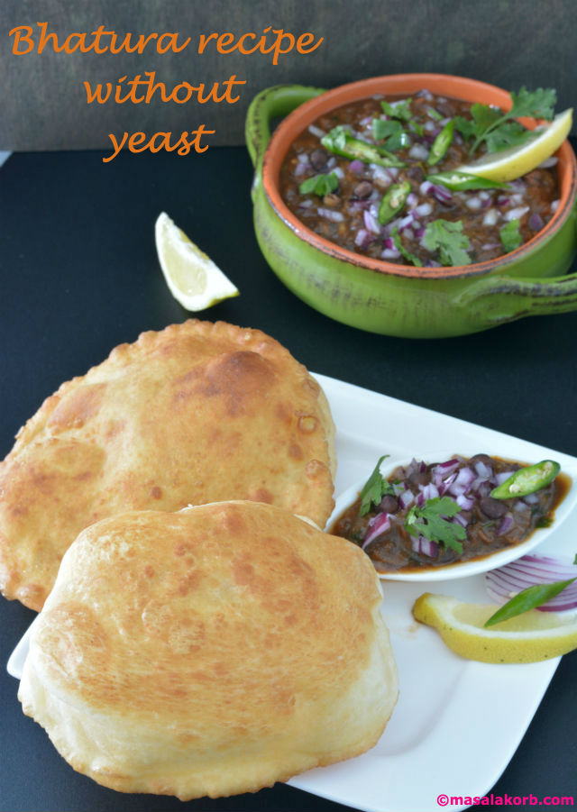 Bhatura recipe without yeast