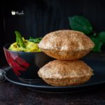 Poori Bhaji served on a plate