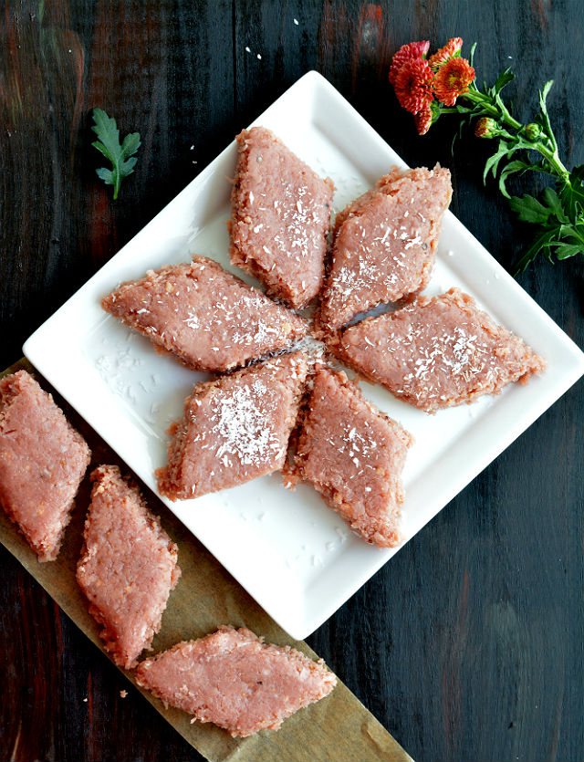 STRAWBERRY COCONUT BURFI