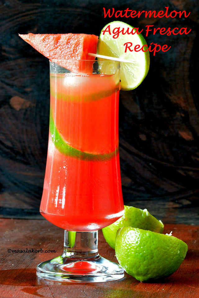 Watermelon Agua Fresca Recipe