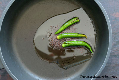 Cabbage Sambharo Recipe steps