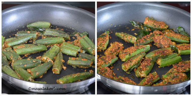 Bhindi Sambhariya Recipe (Stuffed Okra Fry) 