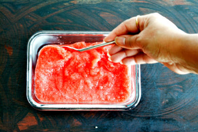 Frozen Watermelon Slush Recipe / Slushie