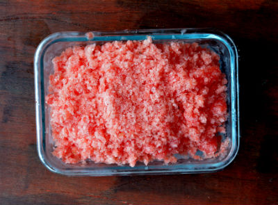 Frozen Watermelon Slush Recipe / Slushie