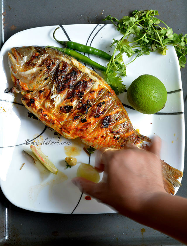Grilled Fish Indian Recipe | Indian Style Grilled Fish