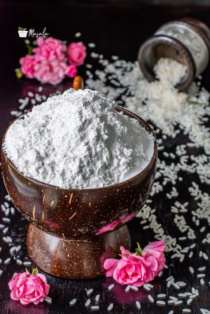 How to prepare Rice Flour at Home Homemade Rice Flour Masalakorb