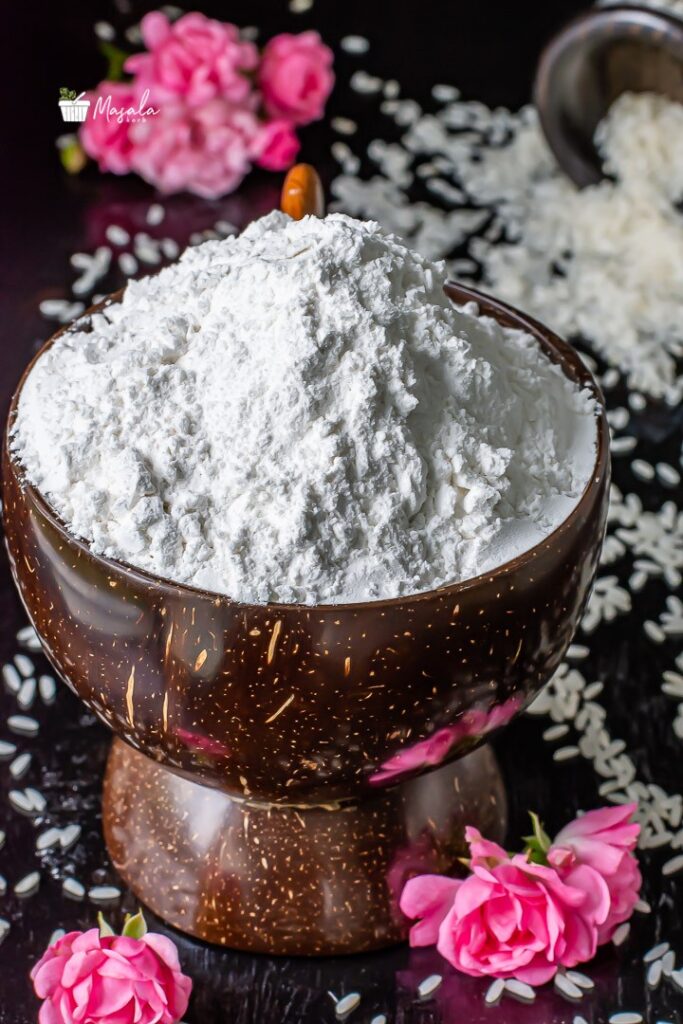 How to prepare Rice Flour at Home Homemade Rice Flour Masalakorb