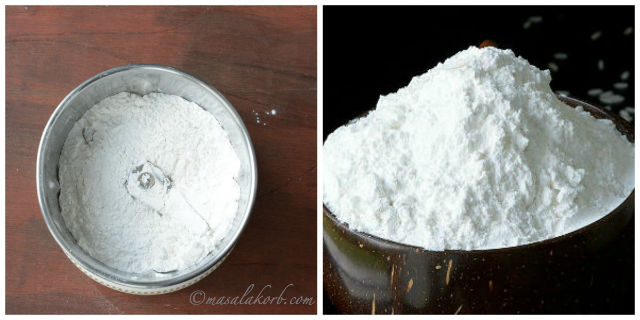 Homemade rice Flour | Biyyam Pindi