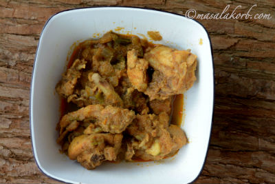 Gongura Chicken Andhra Style or Gongura chicken fry