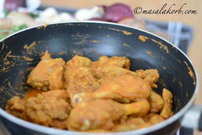 Gongura Chicken Andhra Style or Gongura chicken fry