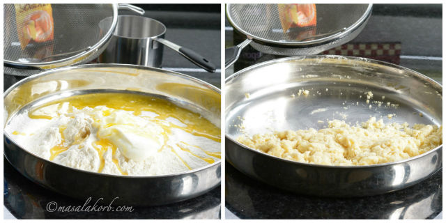 Balushahi Dough making step