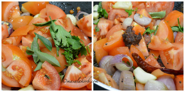 Onion Tomato Thokku Recipe - Side Dish For Idli Dosa