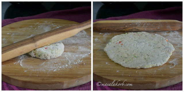 Zucchini Paratha Easy Indian Flatbread Recipe