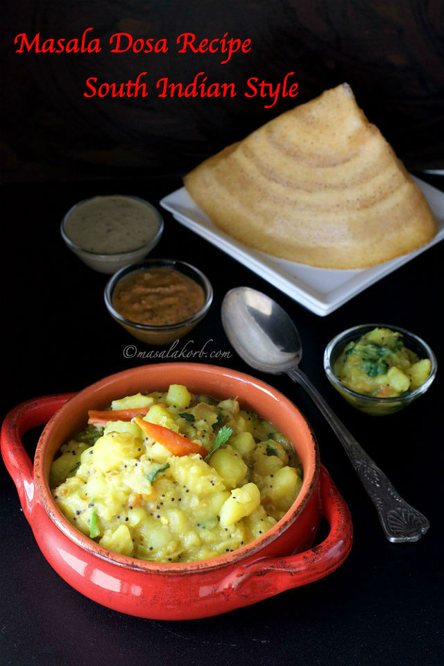 Masala Dosa Recipe South Indian Style