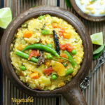 Vegetable Masala Khichdi Spicy Moong Dal Khichdi Recipe