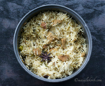 Mutton Biryani Recipe South Indian Style, Cooker Mutton Biryani