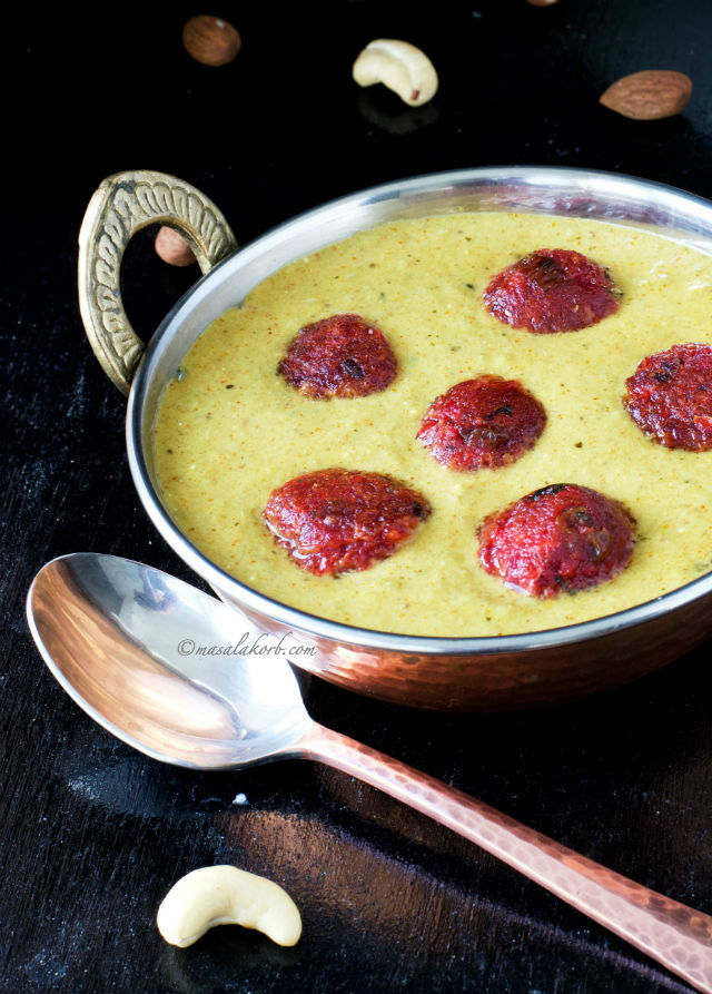 Beetroot Kofta Curry, Vegetable Kofta Curry with beetroots
