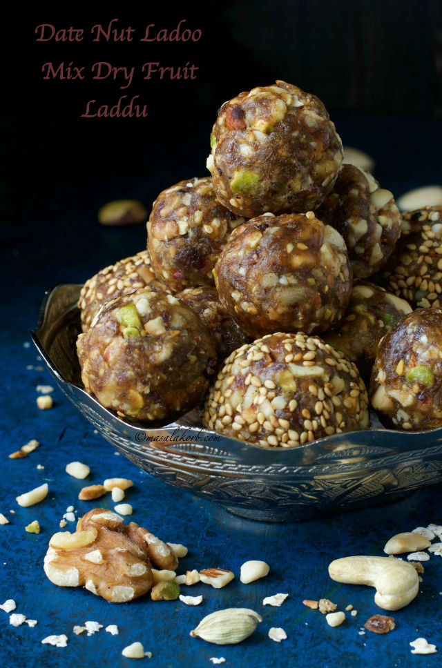 Date Nut Ladoo, Mix Dry Fruit Laddu