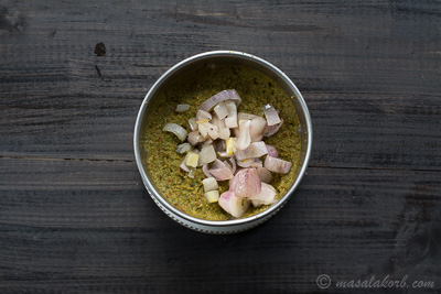 Pudina Kothamalli Thokku Thogayal, Mint Coriander Chutney