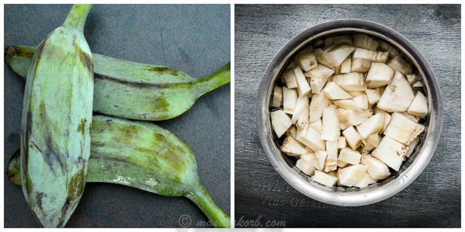 Aratikaya Fry Recipe, Aratikaya Vepudu, Raw Banana Fry