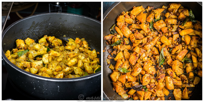 Aratikaya Fry Recipe, Aratikaya Vepudu, Raw Banana Fry