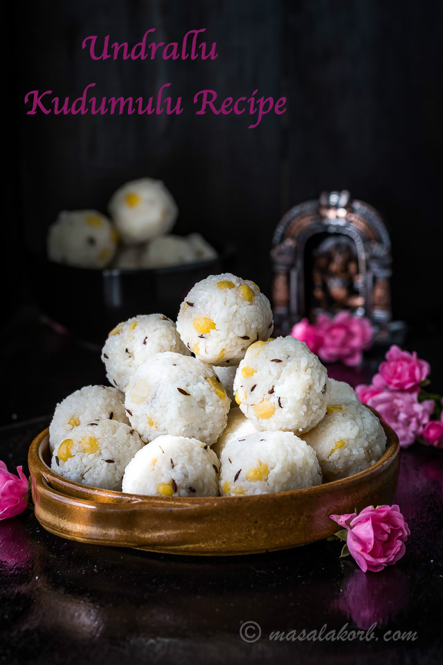 Undrallu Kudumulu Recipe for Vinayaka Chavithi