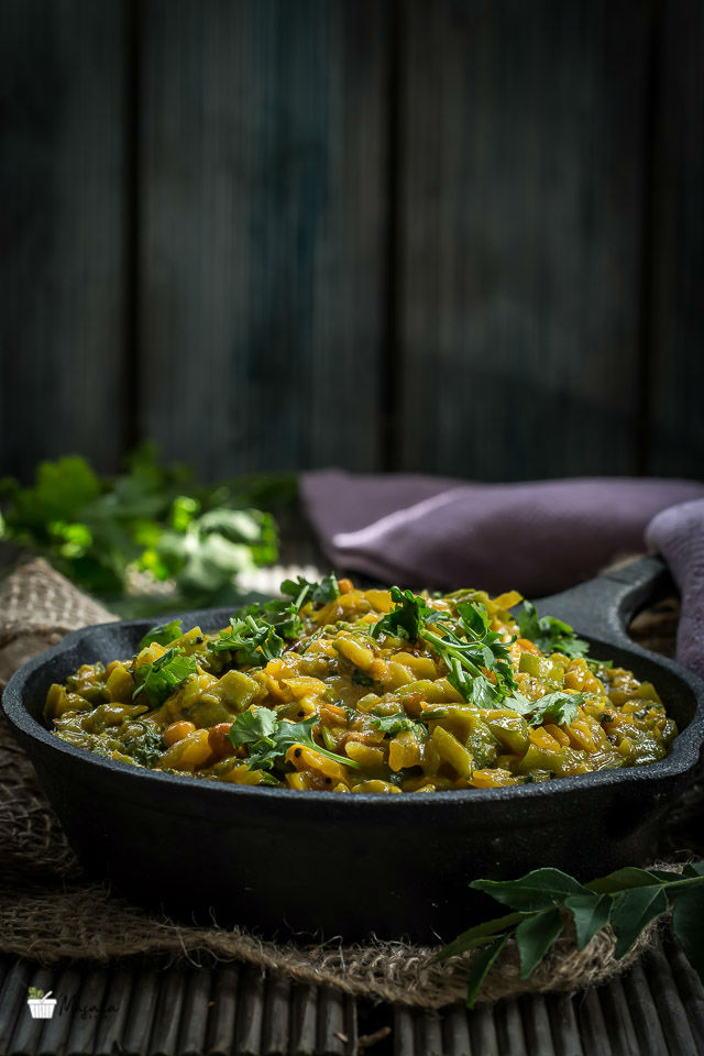 Turai Recipe South Indian, Beerakaya Paalu Curry