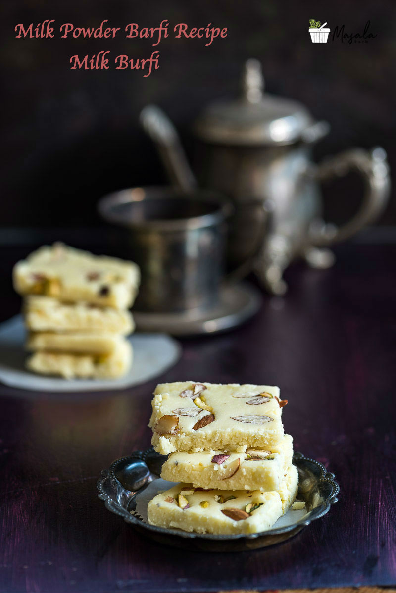 Milk Powder Barfi Recipe