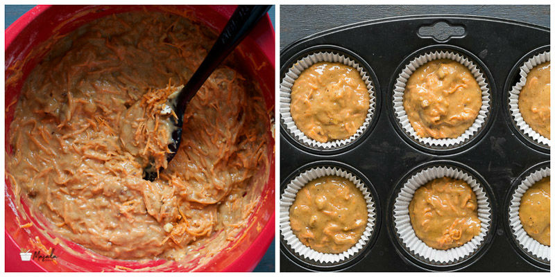 Spiced Carrot Cupcakes