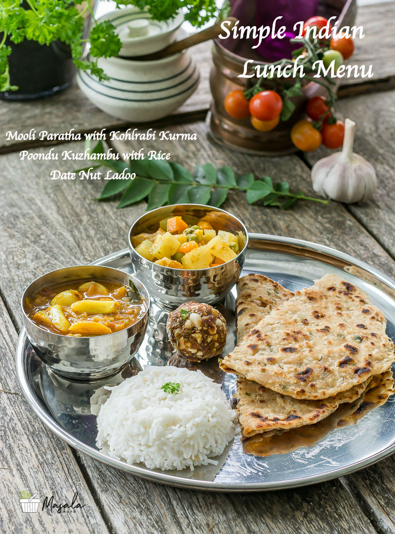 Simple Indian Lunch Menu 4