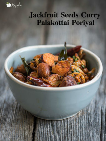 Jackfruit Seeds Curry - Palakottai Poriyal