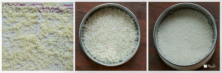 Rice Rava making step2