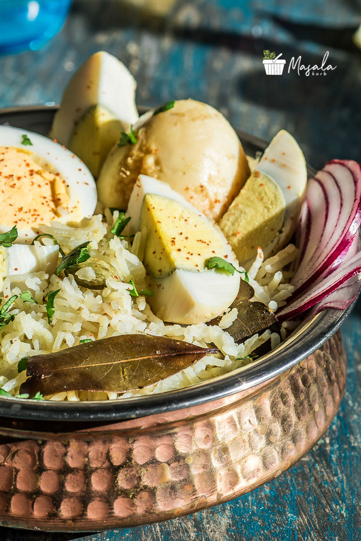 Egg Biryani Rice Cooker Method