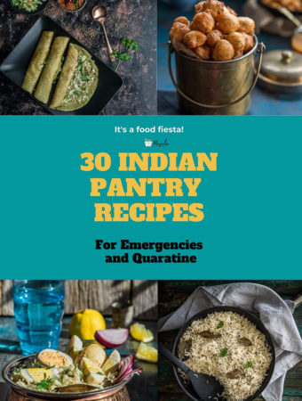 Display of few Pantry Recipes that can be prepared for emergencies