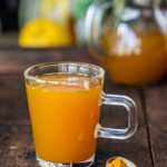 Turmeric Ginger Tea served in a cup