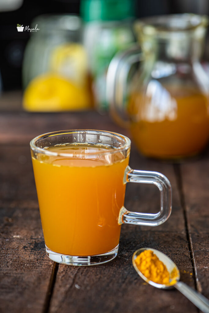 Turmeric Ginger Tea Recipe Immunity Booster Drink Masalakorb