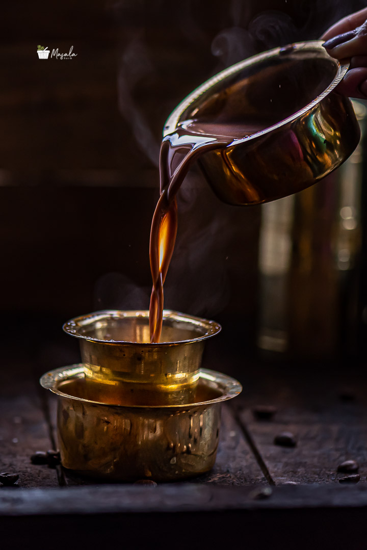 Authentic South Indian Filter Coffee /Kaapi, how to use a South Indian  coffee filter at home 