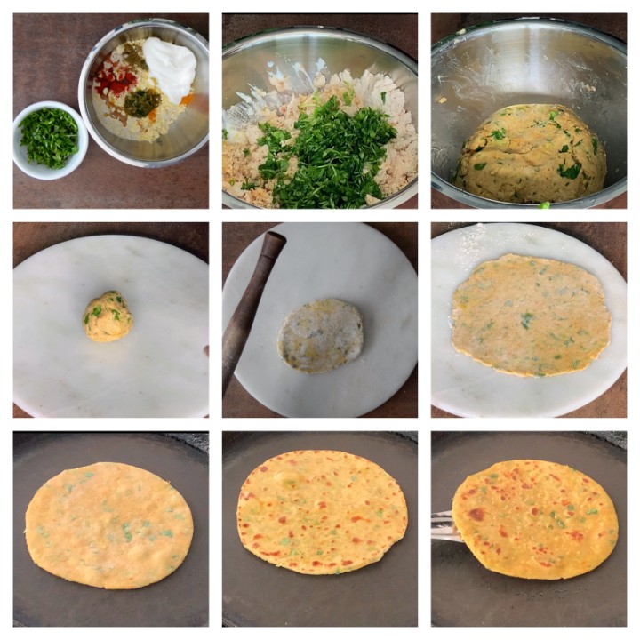 Steps to follow for Thepla Recipe