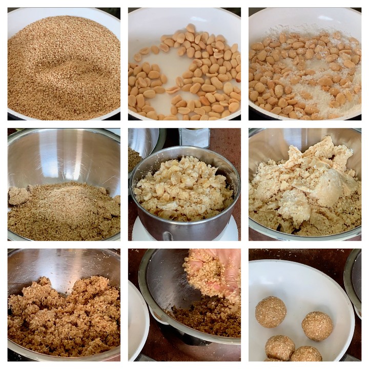 Sesame Laddu Recipe Steps