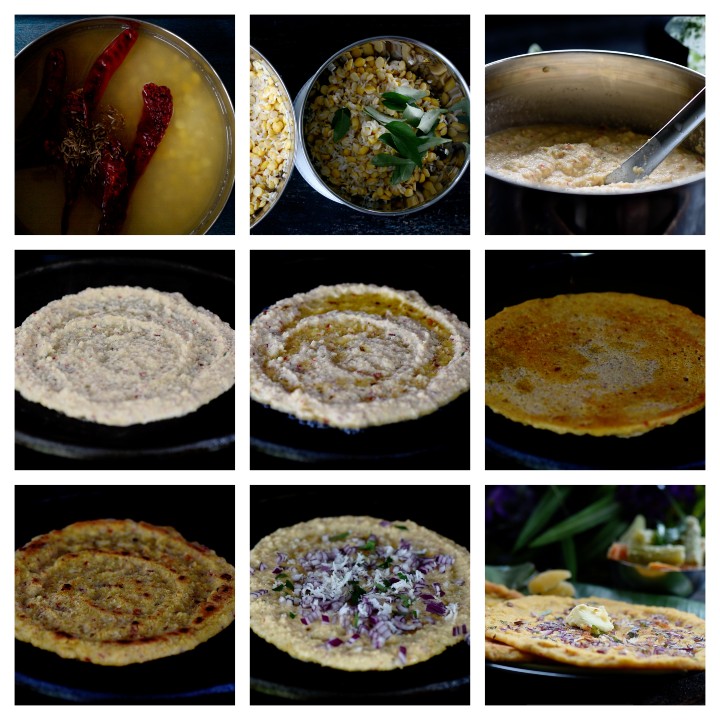 Steps to follow for adai recipe