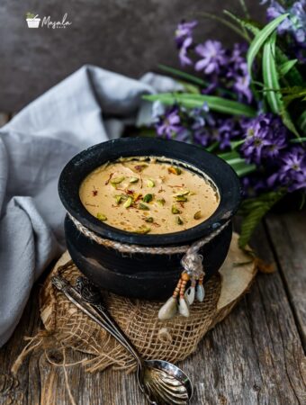 Bengali Mishti doi recipe done and ready to be served